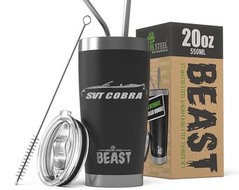 1994-98 Ford SVT Cobra Mustang Convertible Outline Design Beast 20oz / 30oz Stainless Steel Tumbler