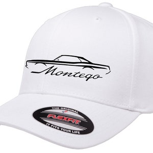 1968 1969 Mercury Montego Hardtop Outline Design Flexfit 6277 Baseball Hat Cap