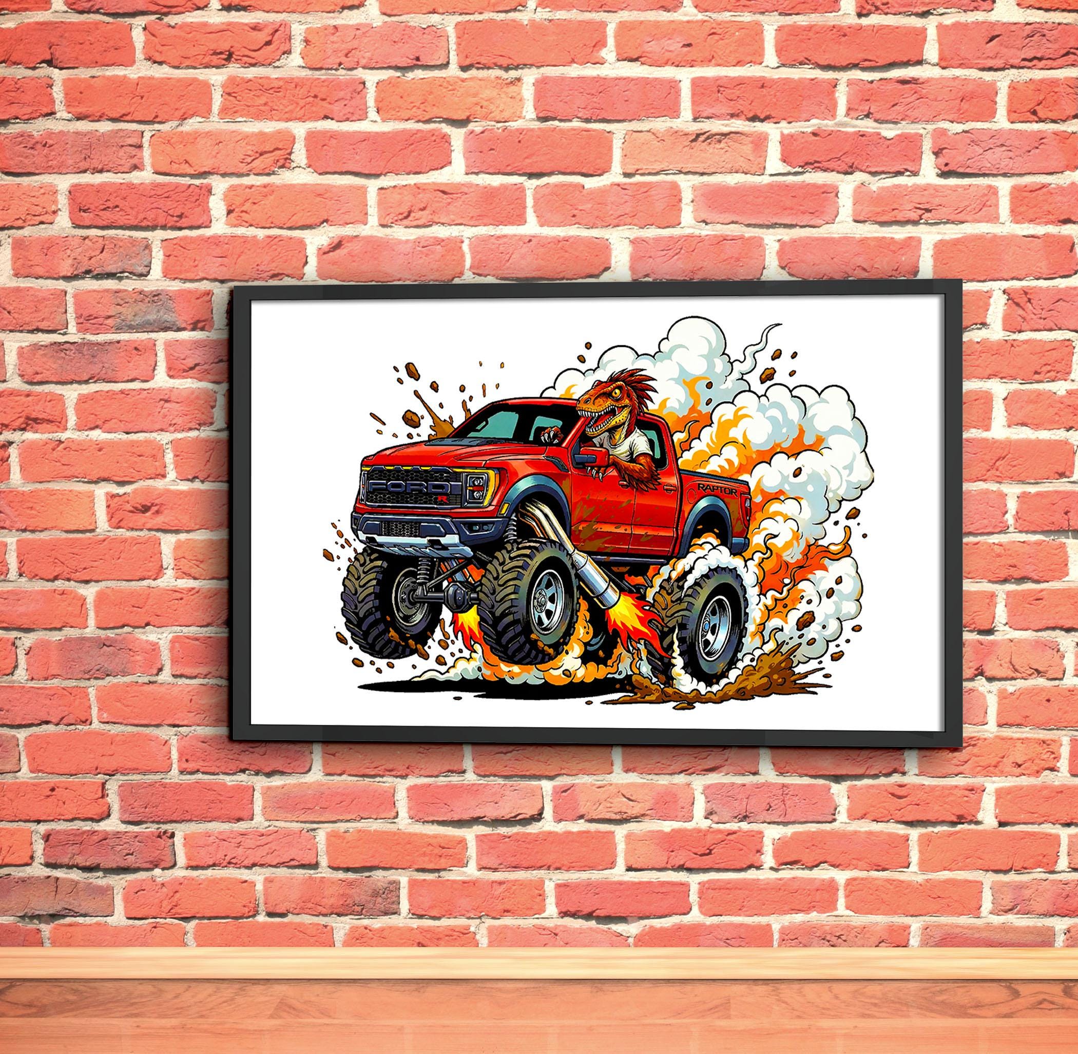 Raptor R Poster 2023-26 Ford Raptor R F150 Monster Truck Wall Art Poster - Etsy