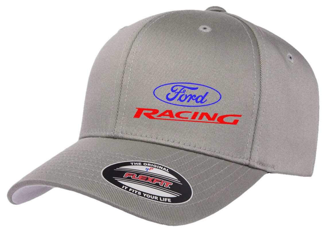 Ford Racing Logo Side Panel Embroidered Design Flexfit 6277 Baseball ...