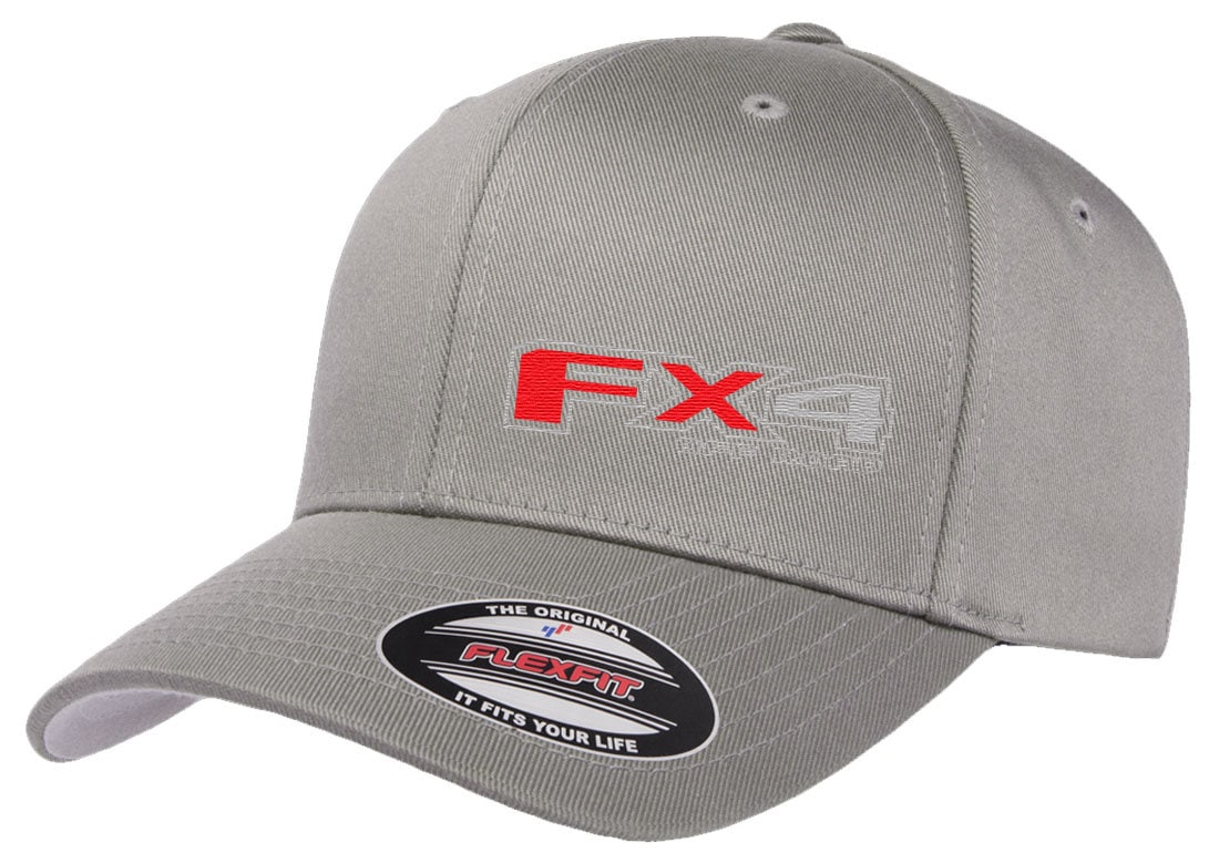 Ford FX4 F150 Truck Logo Flexfit 6277 Baseball Cap – Fully Embroidered Side Panel, Athletic Fitted Hat - View #9