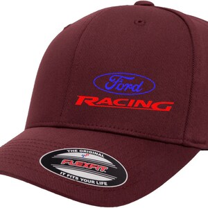 Ford Racing Logo Side Panel Embroidered Design Flexfit 6277 Baseball ...
