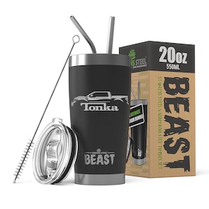 Ford Tonka F150 Truck Classic Outline Design Beast 20oz / 30oz Stainless Steel Tumbler