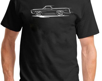 1968 1969 Ford Ranchero Truck Redline Design Tshirt