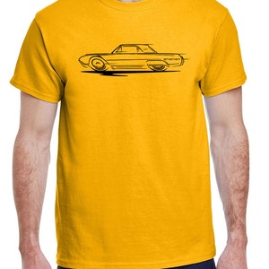1961 1962 1963 Ford Thunderbird Hardtop Redline Design Tshirt