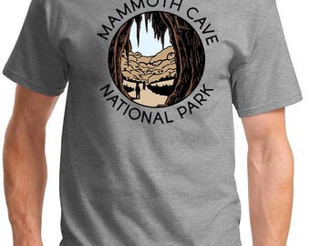 Mammoth Cave National Park Vintage Color Design Tshirt