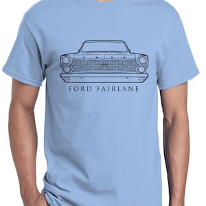 1967 Ford Fairlane Front End Profile Design Tshirt