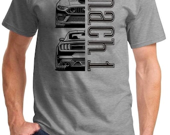 2021-23 Ford Mach 1 Mustang Front/Back Classic Design Tshirt