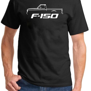 1987-91 Ford F150 Pickup Truck Classic Outline Design Tshirt