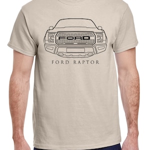 2017-20 Ford Raptor F150 Pickup Truck Front End Profile Design Tshirt