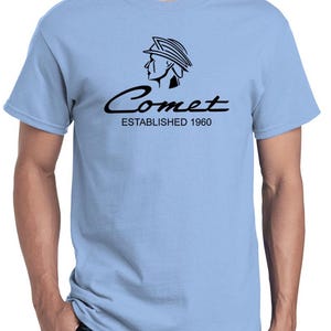Mercury Comet Established Year Classic Design Tshirt