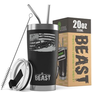 1966-77 Ford Bronco 4x4 Truck Classic Flag Design Beast 20oz / 30oz Stainless Steel Tumbler