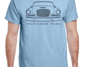 Studebaker Hawk Front End Perfil Diseño Camiseta
