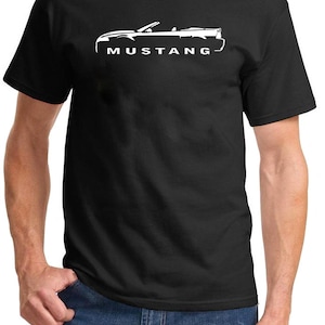 1999-04 Ford Mustang Convertible Classic Outline Design Tshirt