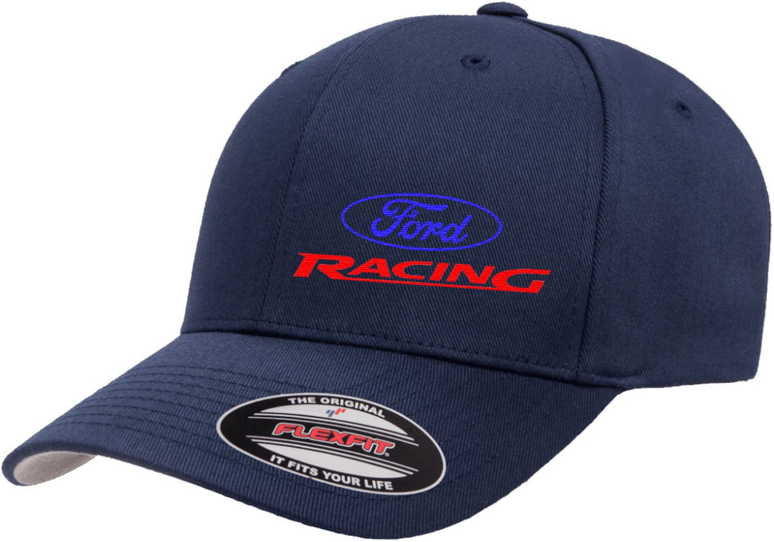 Ford Racing Logo Side Panel Embroidered Design Flexfit 6277 Baseball ...