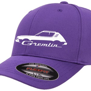 AMC Gremlin Classic Outline Design Flexfit 6277 Baseball Hat Cap