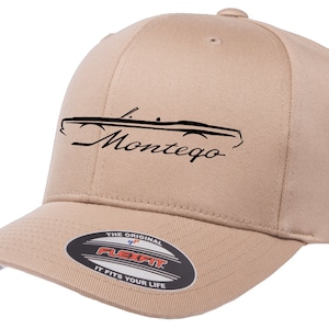 1968 1969 Mercury Montego Convertible Outline Design Flexfit 6277 Baseball Hat Cap