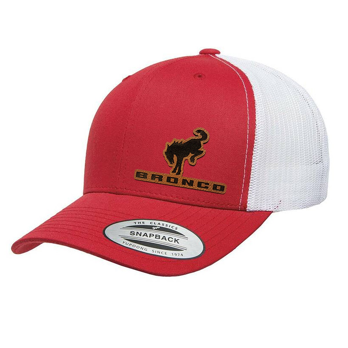 Retro Vintage Style Ford Bronco Embroidered Patch Logo Trucker Hat Cap 4x4 Fans Vintage Bronco Hat Corduroy Patch – Ford Merchandise main image 2