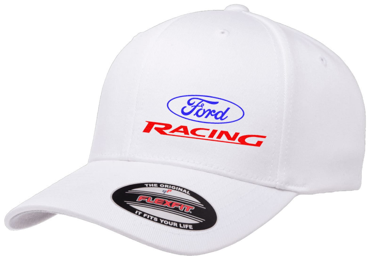 Ford Racing Logo Side Panel Embroidered Design Flexfit 6277 Baseball ...
