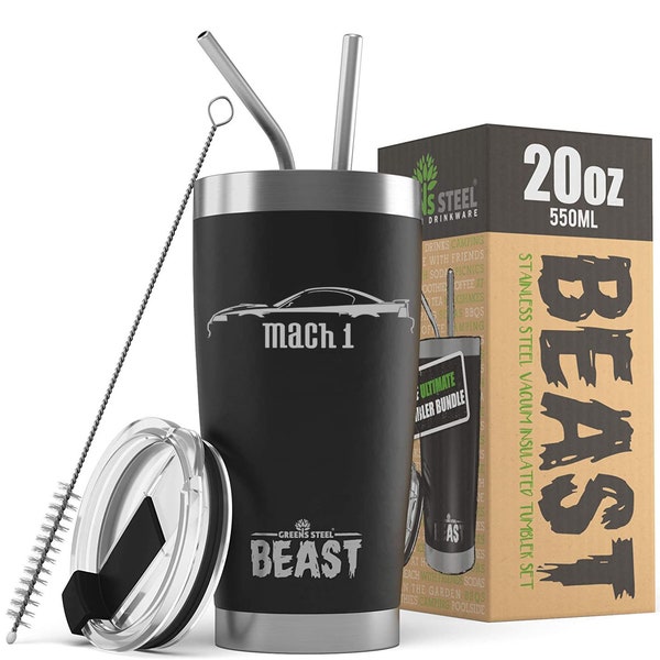 2003 2004 Ford Mach 1 Mustang Outline Design Beast 20oz / 30oz Stainless Steel Tumbler