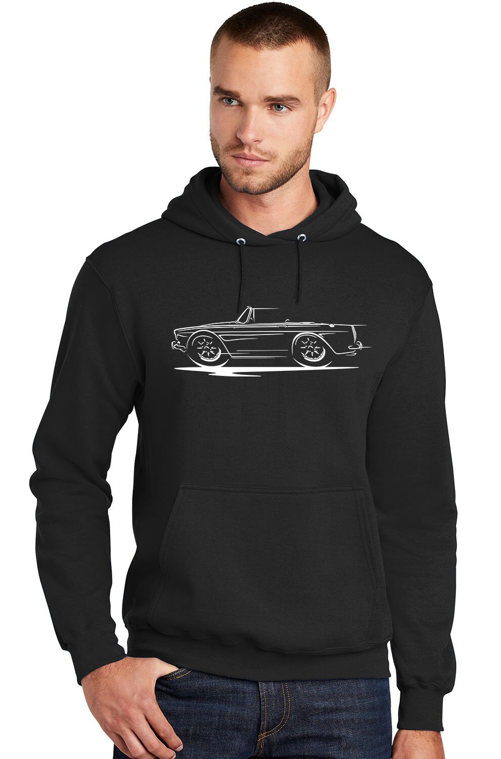 Sunbeam Tiger Cabrio Classic Redline Design Hoodie Sweatshirt