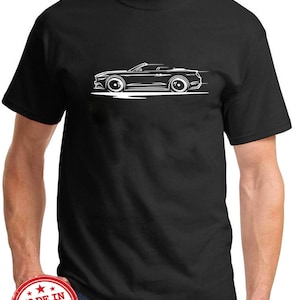 2015-20 Ford Mustang Convertible Redline Design Tshirt