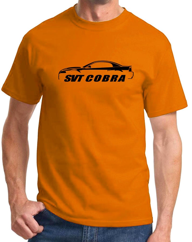 2003-2004 Ford SVT Cobra Mustang T-Shirt – Full Color Design On Heavyweight Cotton Tee For Car Enthusiasts