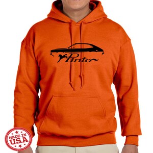 Ford Pinto Hatchback Classic Outline Design Hoodie Sweatshirt