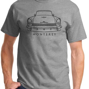 1956 Mercury Monterey Front End Profile Design Tshirt
