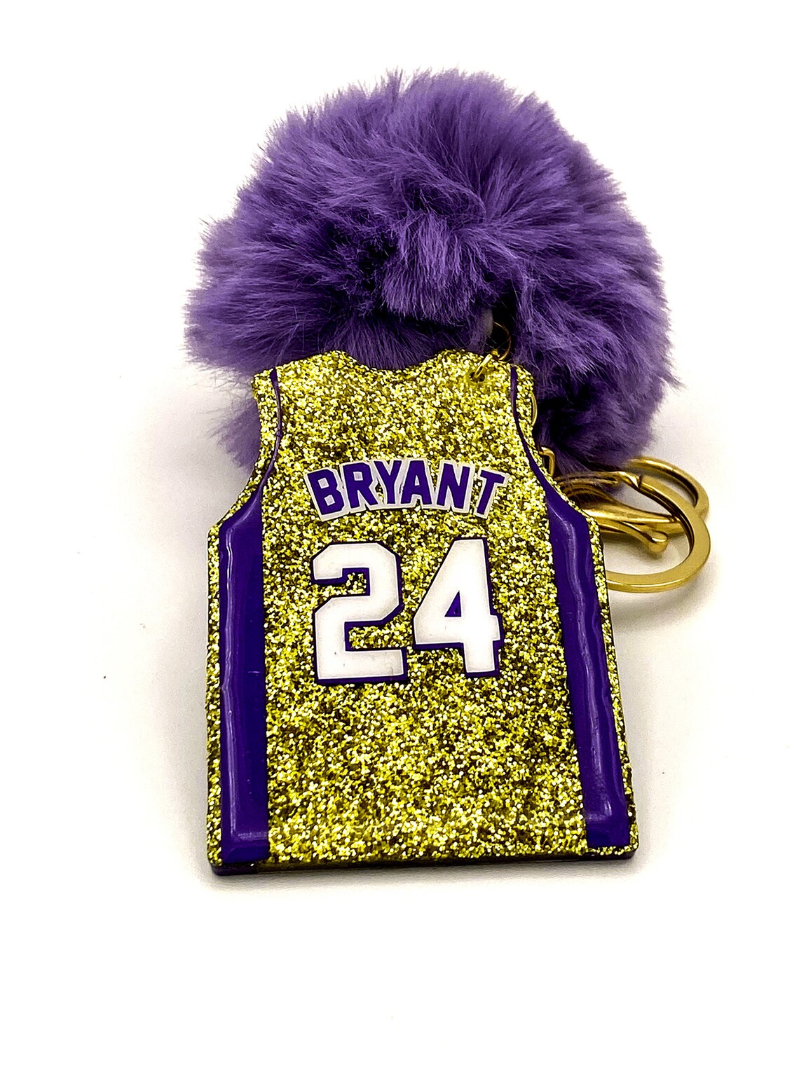Lakers Custom Basketball Jersey Keychain Etsy