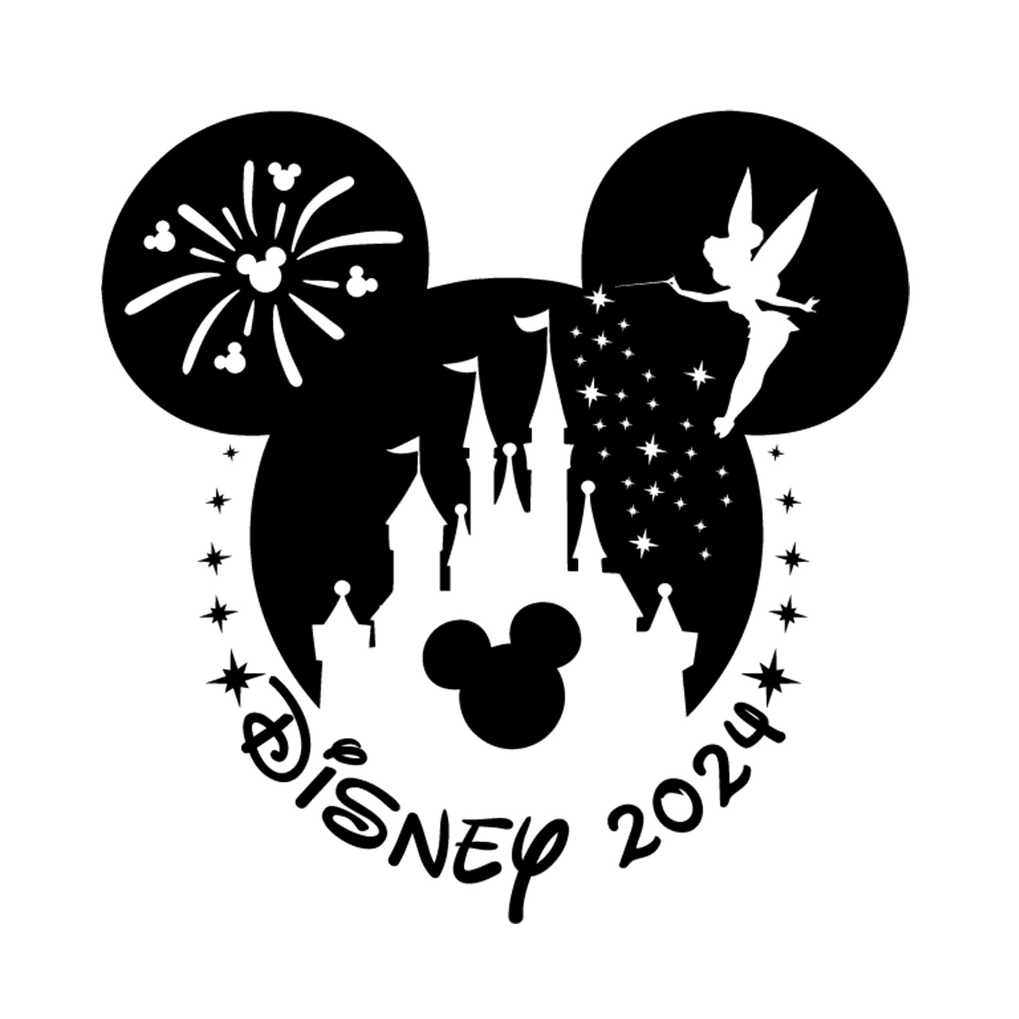 Mickey Ears Tinker Bell Castle, Mickey, 2024 Descarga digital de