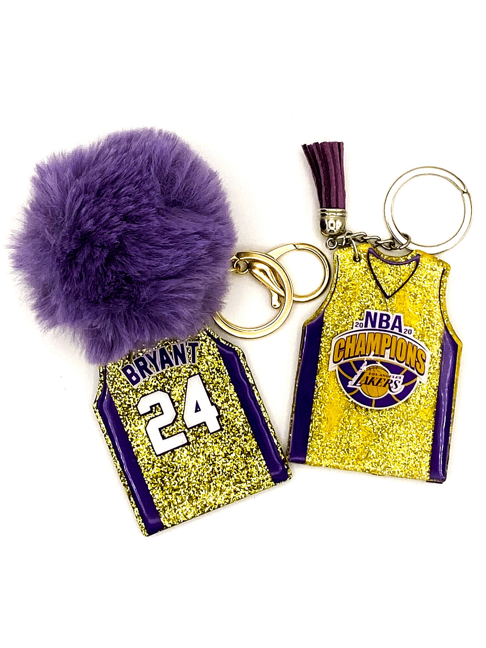 Lakers Custom Basketball Jersey Keychain Etsy