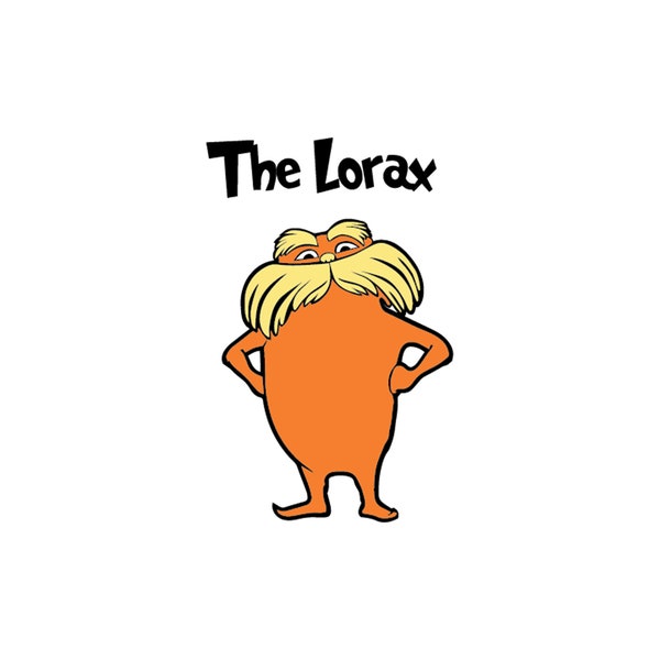 Dr Seuss The Lorax - Silhouettes Digital Download, SVG, PNG, Cricut, Silhouette Cut File, Vector Instant Download