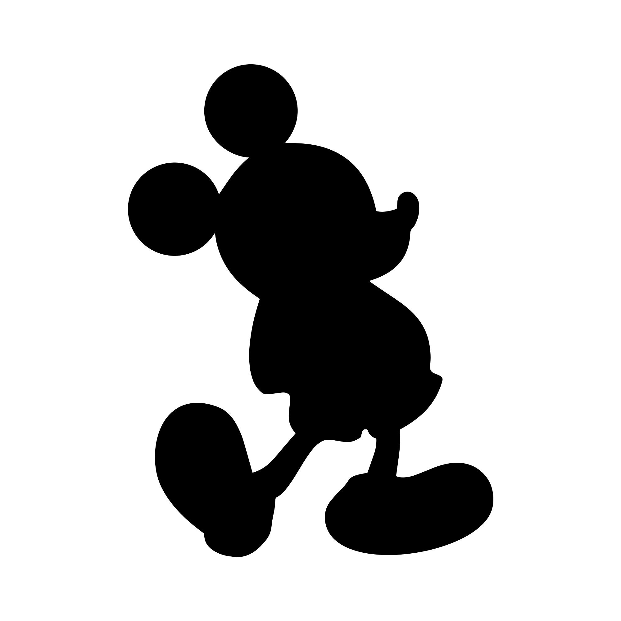 Mickey Mouse Silhouette