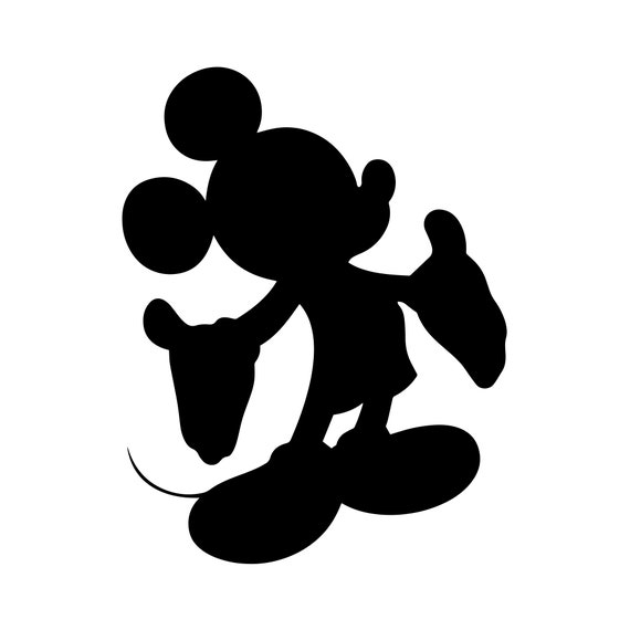 Mickey Mouse 2 Silhouettes Digital Download Svg Png Etsy Canada