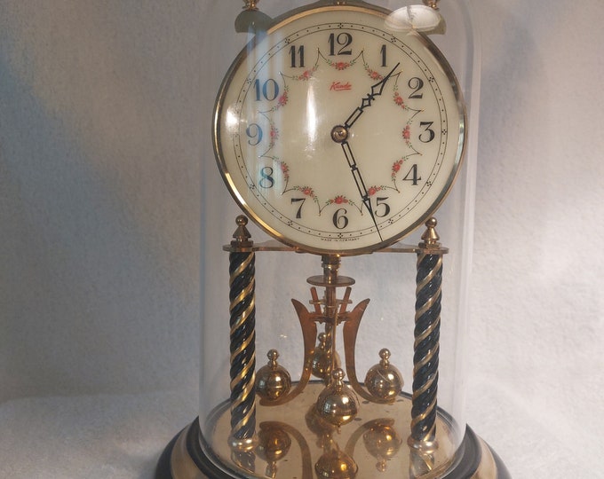 Vintage Kundo Anniversary Clock Big Dial 4 In. black Etsy