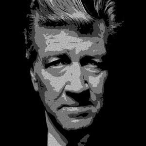 David Lynch Original Painting Portrait Poster A2 +