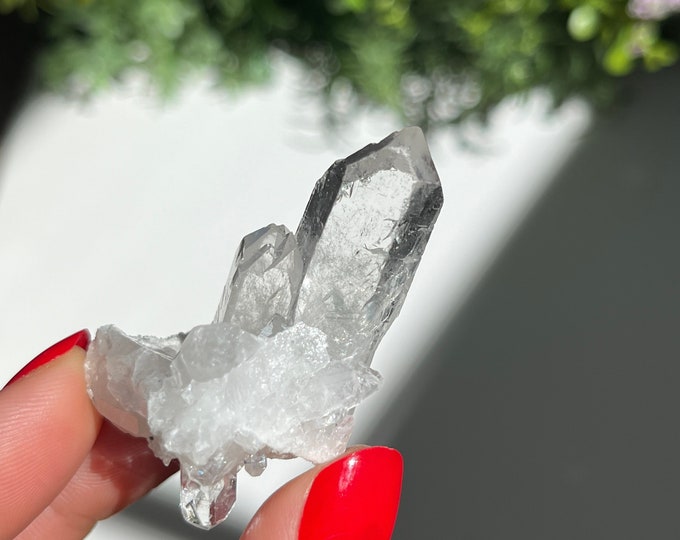 Clear Quartz Crystal Natural Cluster Towers Point