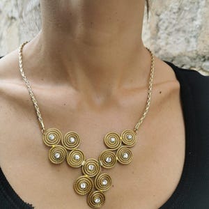Vegetable Gold Necklace - Capim Dourado
