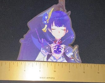 Calcomanía con movimiento lenticular que cambia de imagen de anime