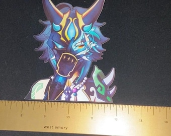 Calcomanía con movimiento lenticular que cambia de imagen de anime