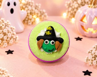 Witch Bath Bomb | Handmade Bath Bomb | Bath Fizzy | Kids Bath Bomb | Self Care Treat | Birthday Gift | Novelty Gift | Halloween Bath Bomb