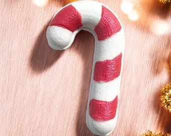 Candy Cane Bath Bomb | Bath Bomb | Gift | Kids Bath Bomb | Birthday | Christmas | Christmas Bath Bomb | Small Bath Bomb | Candy Cane