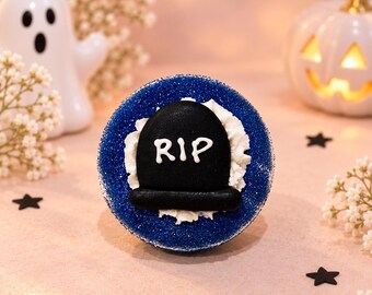Tomb Stone Bath Bomb | Handmade Bath Bomb | Bath Fizzy | Kids Bath Bomb | Self Care Treat | Gift | Novelty Gift | Halloween Bath Bomb