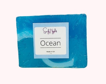 Ocean Soap Bar | Soap Bar | Pamper | Relax | Birthday | Gift | For Her | Kids Soap | Handmade | Handmade In U.K. | 100g