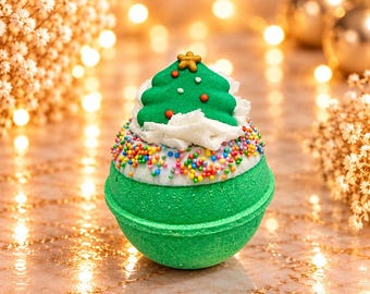 Christmas Tree Bath Bomb | Bath Bomb | Bath Bomb | Gift | Kids Bath Bomb | Christmas | Gift | Christmas Gift | Treat | Self Love | Christmas