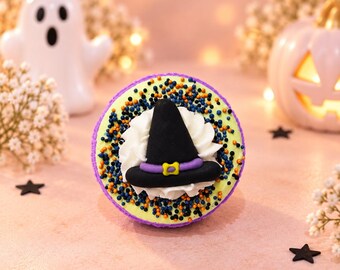 Witches Hat  Bath Bomb | Handmade Bath Bomb | Bath Fizzy | Kids Bath Bomb | Self Care Treat | Gift | Novelty Gift | Halloween Bath Bomb