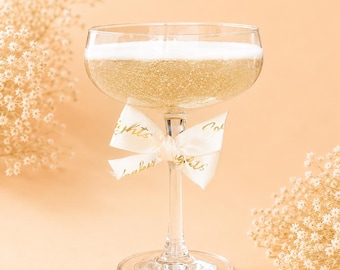 Champagne Cocktail Soy Candle | Pink Champagne Scent, Strawberry, Grape, Plum Notes