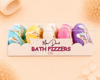 Mini Donut Bath Bomb Gift Set | Kids Birthday Gift | Novelty Gift | Bath Bomb | Handmade UK