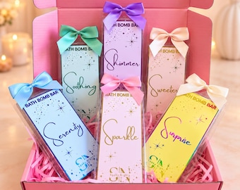 Bath Bomb Snap Bar Gift Set | Bath Bombs | Snap Bar Bath Bomb | Spa Gift | Relaxing Self Care Gift | Handmade Bath Fizzy